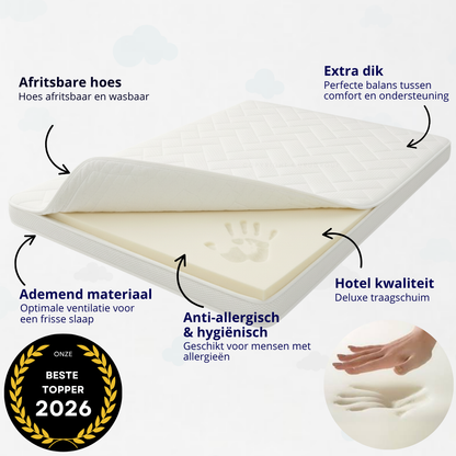 Traagschuim Topper - Soft Deluxe